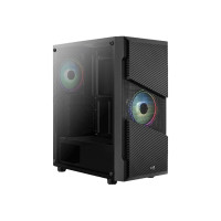 Produktbild för AeroCool Menace Saturn RGB - Tempered Glass Edition - mid tower - ATX