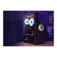 Produktbild för AeroCool Menace Saturn RGB - Tempered Glass Edition - mid tower - ATX