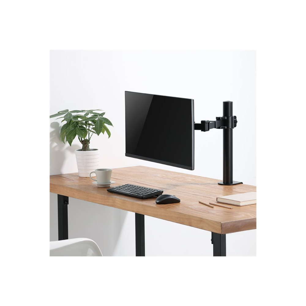 Produktbild för LogiLink monteringssats - justerbar arm - för LCD-display - svart