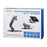 Produktbild för LogiLink ställ - justerbar arm - för LCD-display - svart