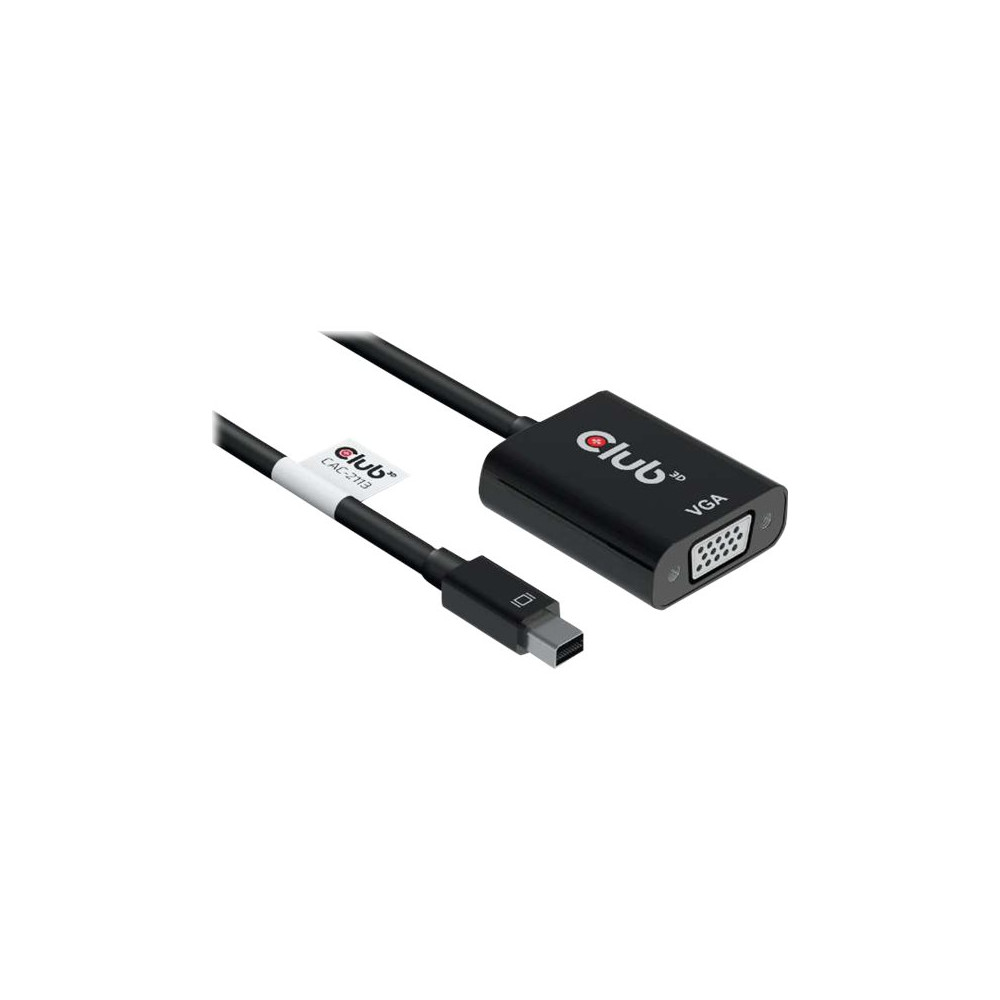 Produktbild för Club 3D CAC-2113 - videokort - Mini DisplayPort till HD-15 (VGA) - 22.86 cm