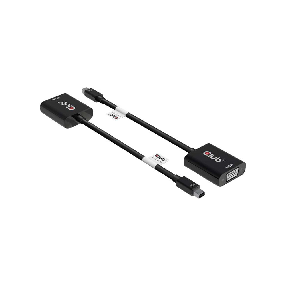Produktbild för Club 3D CAC-2113 - videokort - Mini DisplayPort till HD-15 (VGA) - 22.86 cm