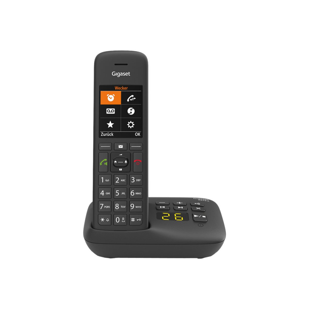Produktbild för Gigaset C575A - trådlös telefon - svarssysten med nummerpresentation