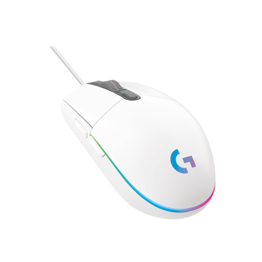 Produktbild för Logitech Gaming Mouse G203 LIGHTSYNC - mus - USB - vit