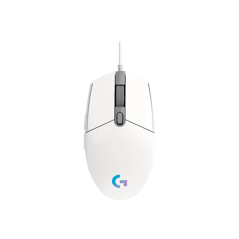 Produktbild för Logitech Gaming Mouse G203 LIGHTSYNC - mus - USB - vit