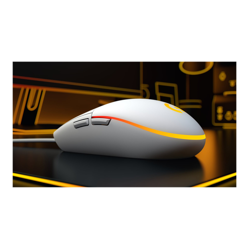 Produktbild för Logitech Gaming Mouse G203 LIGHTSYNC - mus - USB - vit
