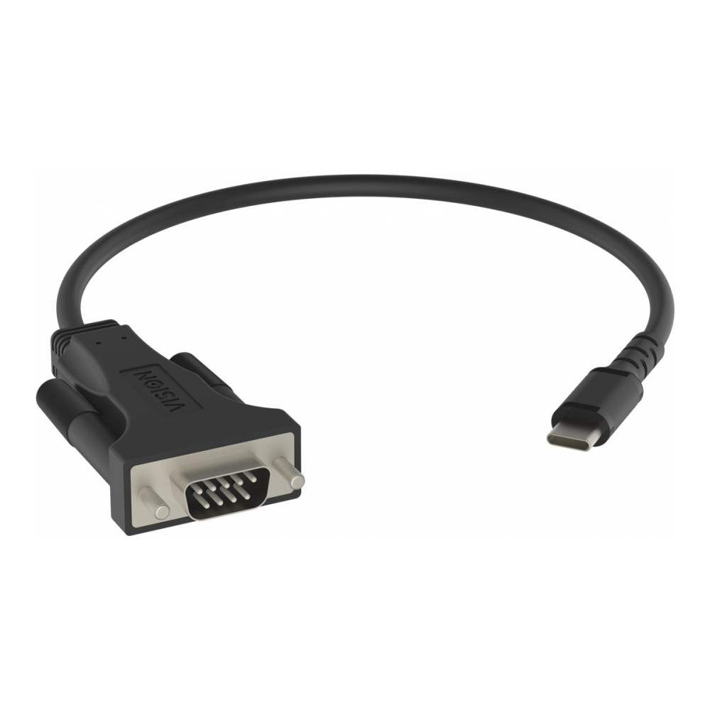 Produktbild för Vision Professional - seriell adapter - USB-C till DB-9