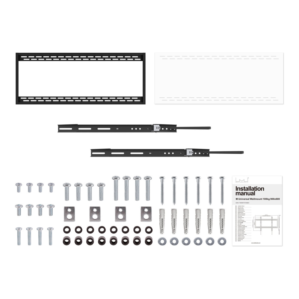 Produktbild för Multibrackets M Wallmount HD konsol - för LCD-display - svart
