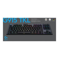 Produktbild för Logitech Gaming G915 TKL - tangentbord - QWERTZ - tysk - kol Inmatningsenhet