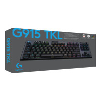 Produktbild för Logitech Gaming G915 TKL - tangentbord - QWERTZ - tysk - kol Inmatningsenhet