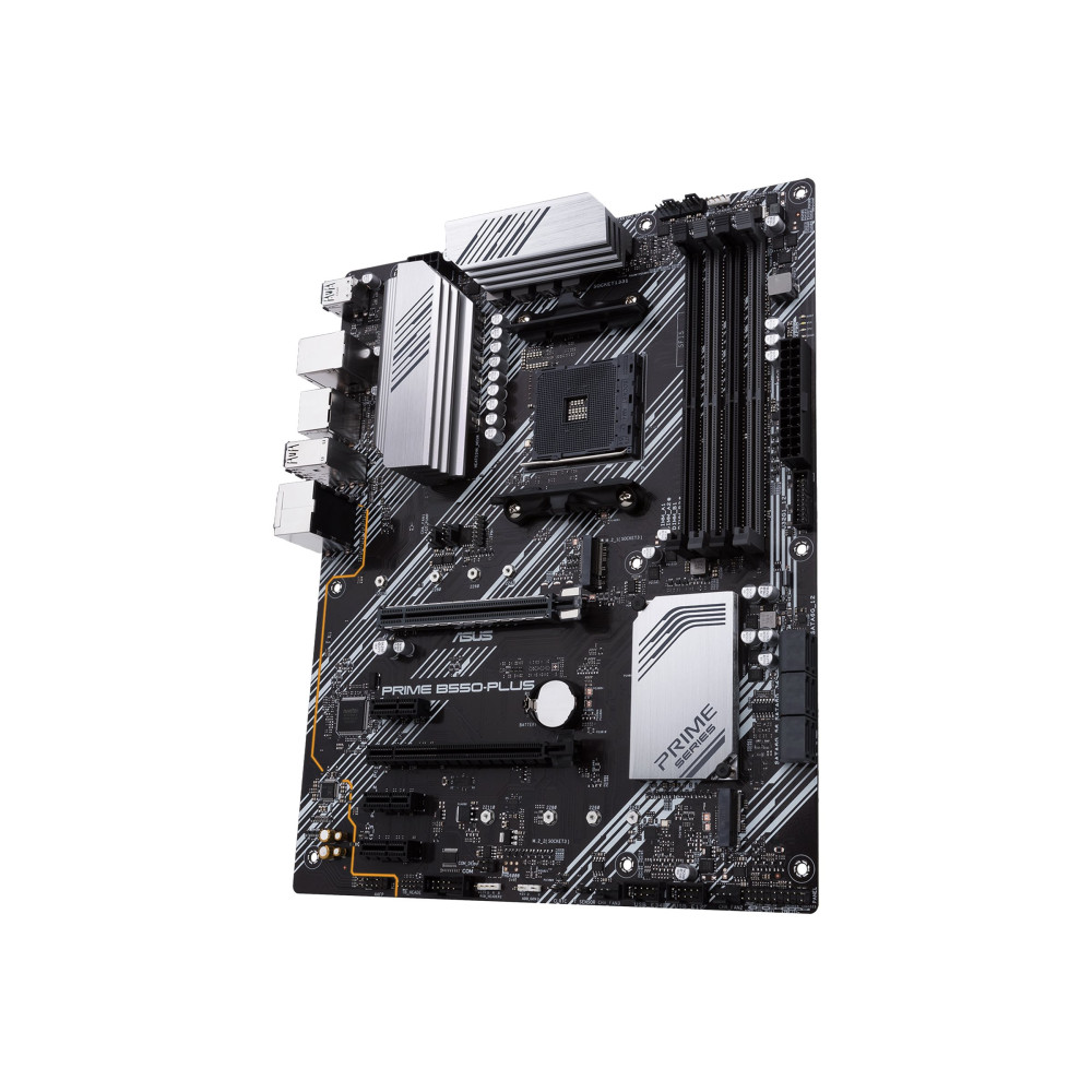 Produktbild för ASUS PRIME B550-PLUS - moderkort - ATX - Socket AM4 - AMD B550