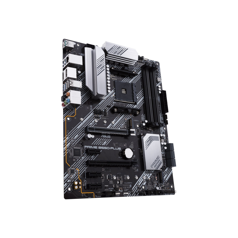 Produktbild för ASUS PRIME B550-PLUS - moderkort - ATX - Socket AM4 - AMD B550