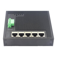 Produktbild för DIGITUS Industrial Gigabit Flat Switch - utökat temperaturintervall - switch - 5 portar