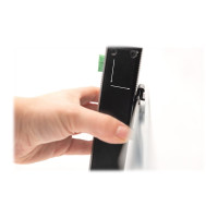 Produktbild för DIGITUS Industrial Gigabit Flat Switch - utökat temperaturintervall - switch - 5 portar