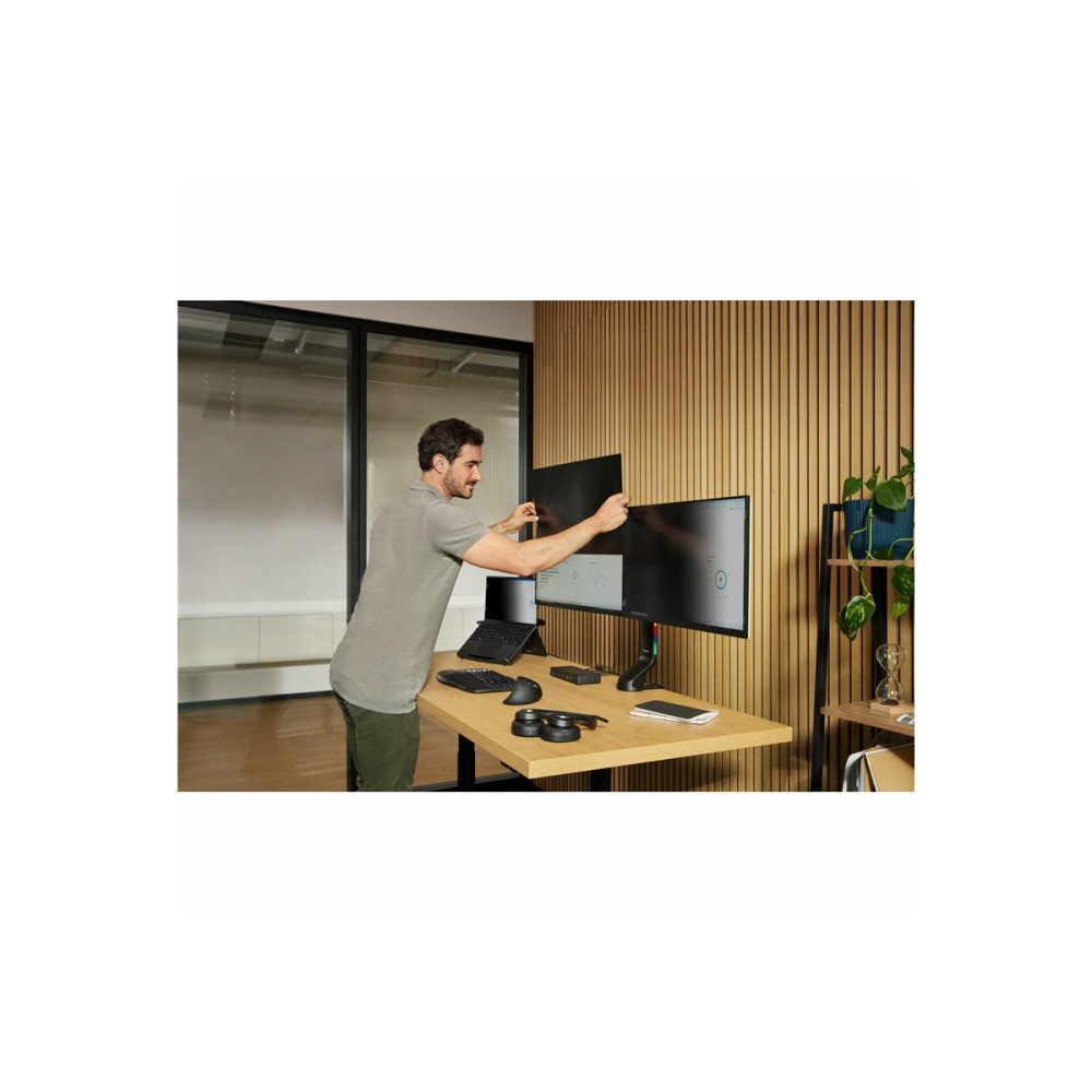 Produktbild för Kensington MagPro 23.8" (16:9) Monitor Privacy Screen with Magnetic Strip - filter för personlig integritet - 23.8" - TAA-kompatibel