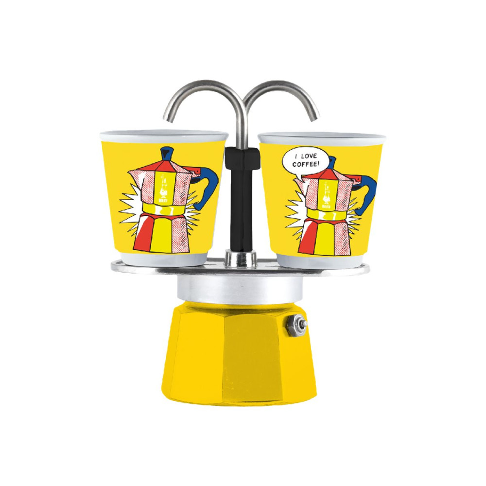 Produktbild för Bialetti Mini Express Lichtenstein - percolator - 90 ml
