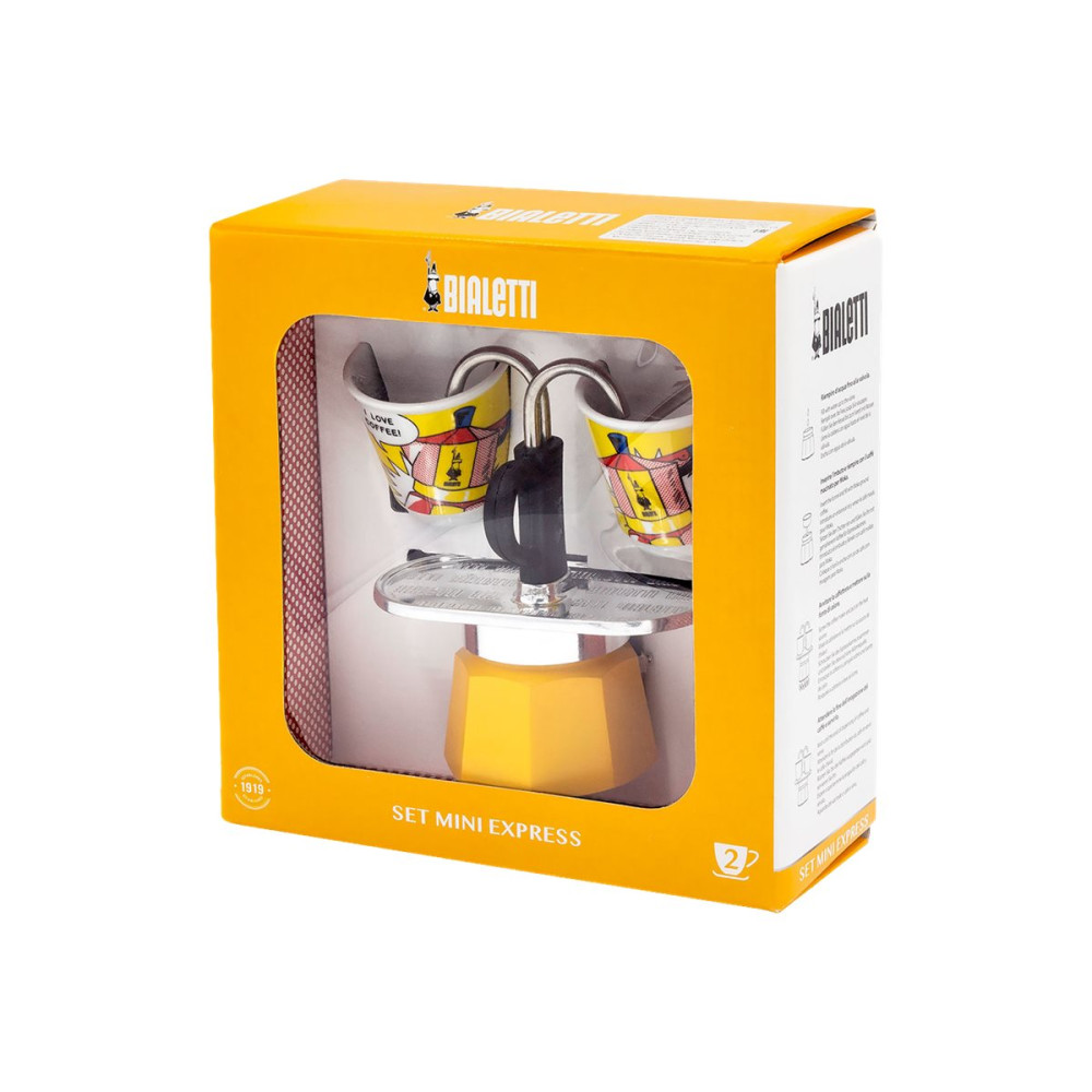 Produktbild för Bialetti Mini Express Lichtenstein - percolator - 90 ml