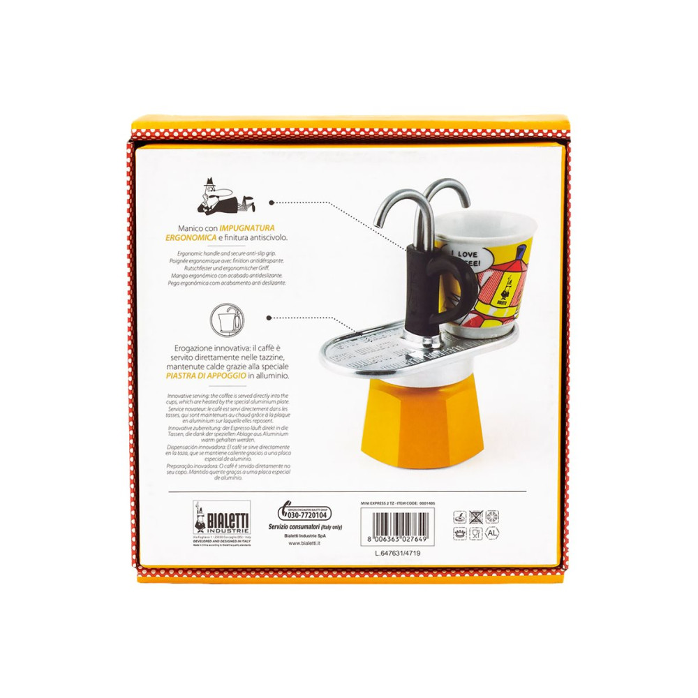 Produktbild för Bialetti Mini Express Lichtenstein - percolator - 90 ml