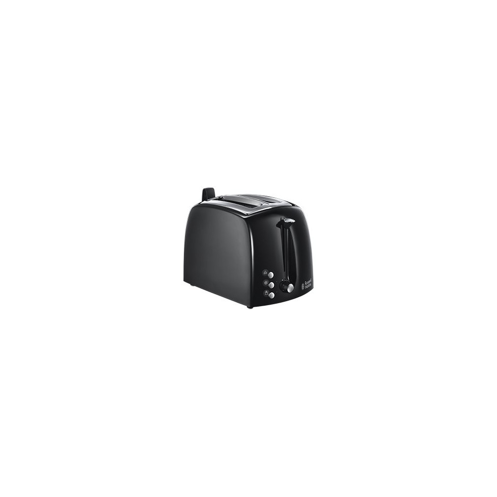 Produktbild för Russell Hobbs Textures Plus 22601-56 - brödrost - högglansig/mattsvart
