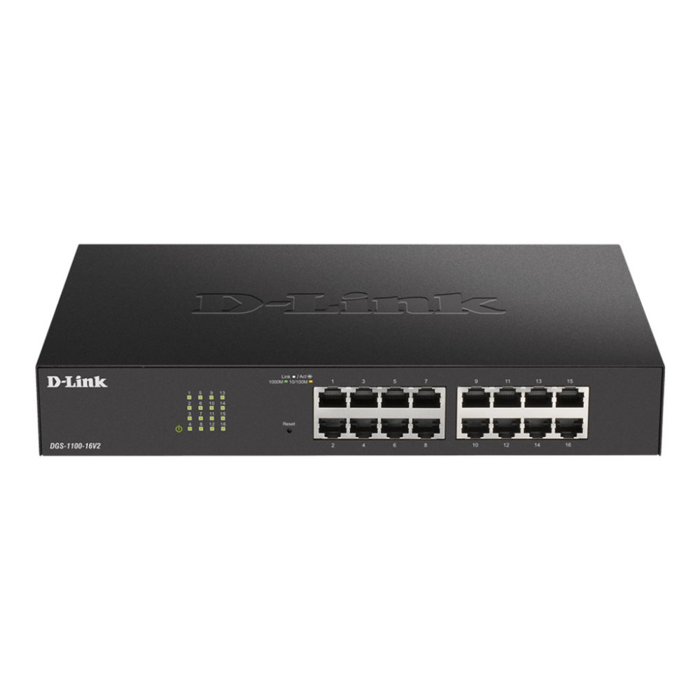 Produktbild för D-Link DGS 1100-16V2 - switch - 16 portar - smart - rackmonterbar