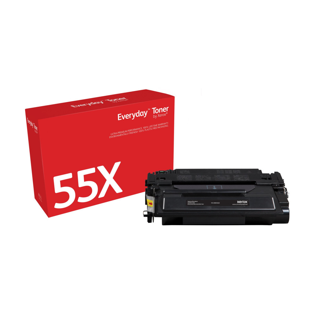 Produktbild för Everyday - Lång livslängd - svart - kompatibel - tonerkassett (alternativ för: Canon CRG-324 II, HP CE255X)