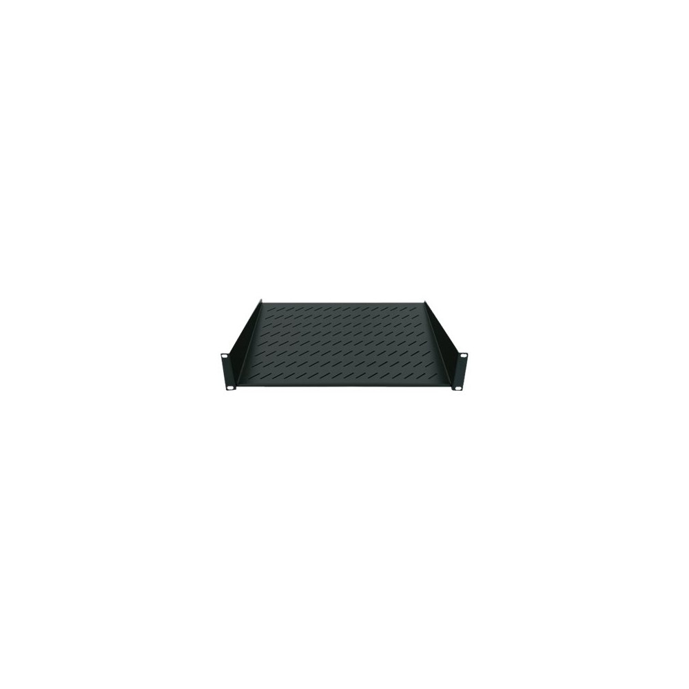 Produktbild för Intellinet 19" Cantilever Shelf, 1U, 2-Point Front Mount, 150mm Depth, Max 25kg, Black, Three Year Warranty - hylla för rack - 1U