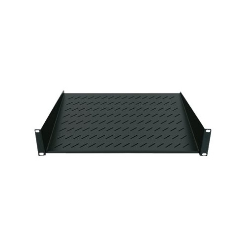 IC Intracom Intellinet 19" Cantilever Shelf, 1U, 2-Point Front Mount, 150mm Depth, Max 25kg, Black, Three Year Warranty - hylla för rack - 1U - Övrigt