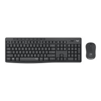 Produktbild för Logitech MK295 Silent - sats med tangentbord och mus - QWERTZ - schweizisk - grafit Inmatningsenhet