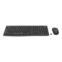 Produktbild för Logitech MK295 Silent - sats med tangentbord och mus - QWERTZ - schweizisk - grafit Inmatningsenhet