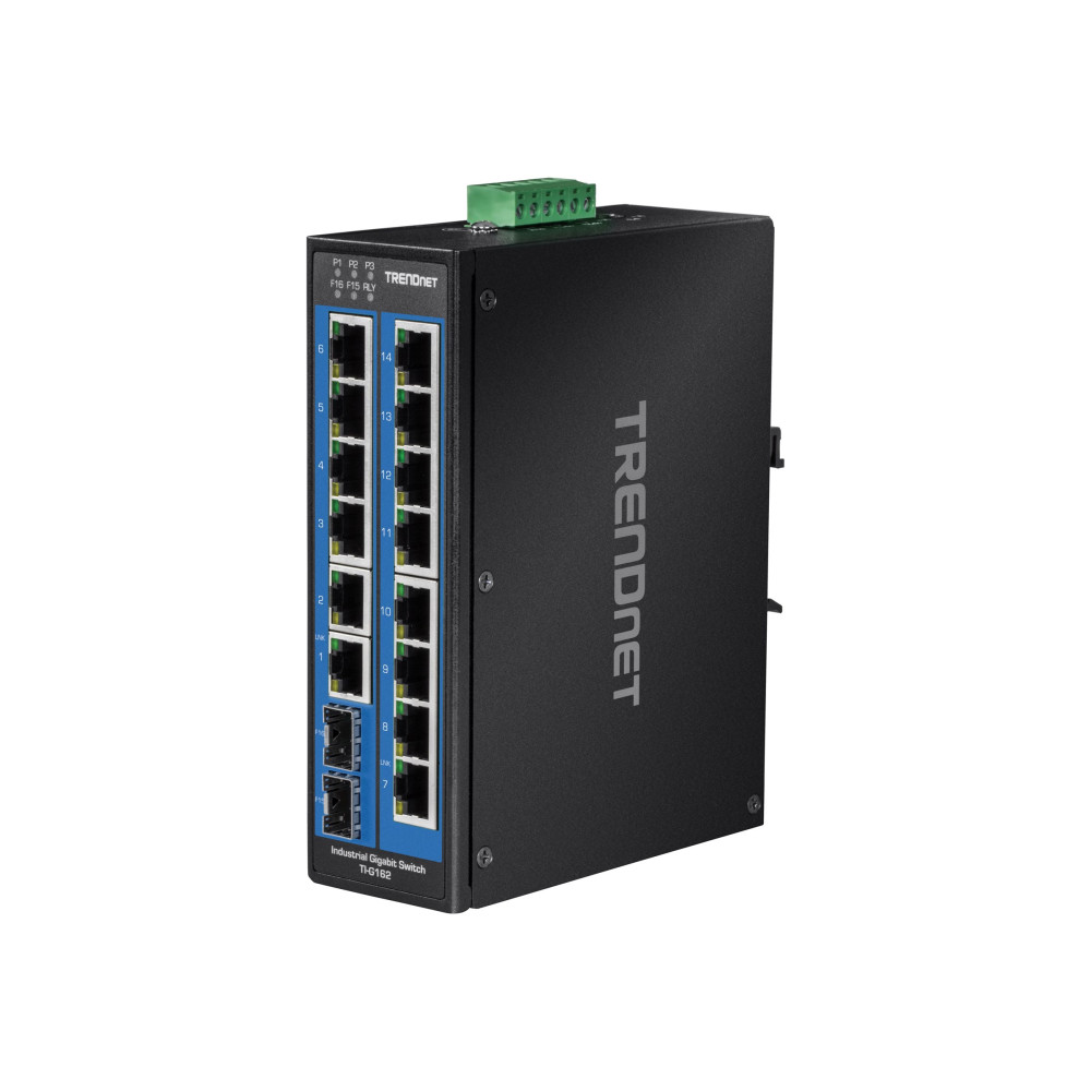 Produktbild för TRENDnet TI-G162 - switch - 16 portar - ohanterad - TAA-kompatibel