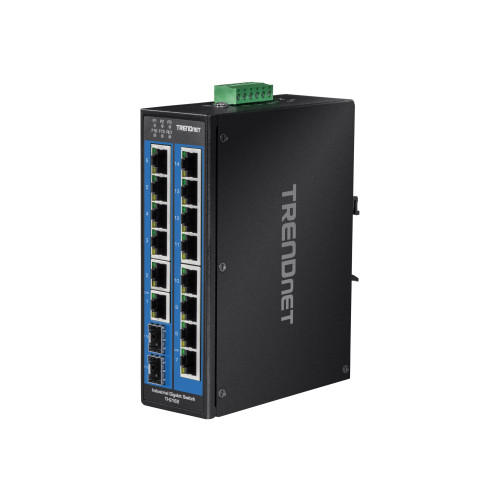 TRENDnet TRENDnet TI-G162 - switch - 16 portar - ohanterad - TAA-kompatibel