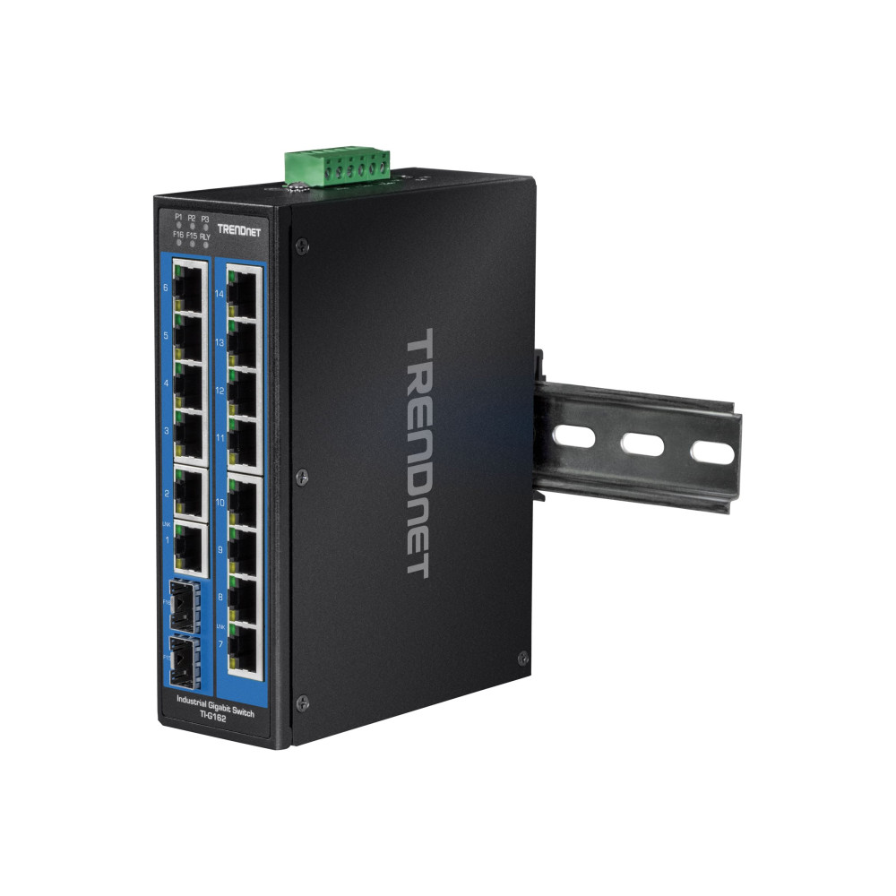 Produktbild för TRENDnet TI-G162 - switch - 16 portar - ohanterad - TAA-kompatibel