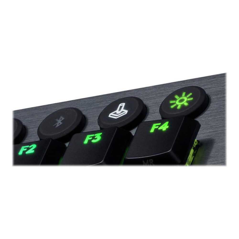 Produktbild för Logitech G915 TKL Tenkeyless LIGHTSPEED Wireless RGB Mechanical Gaming Keyboard - tangentbord - Nordisk - kol Inmatningsenhet