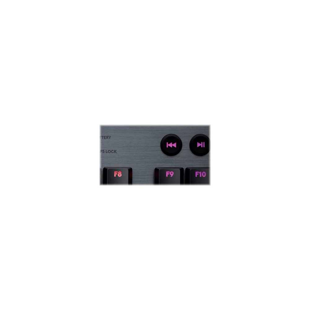 Produktbild för Logitech G915 TKL Tenkeyless LIGHTSPEED Wireless RGB Mechanical Gaming Keyboard - tangentbord - Nordisk - kol Inmatningsenhet