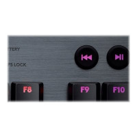 Produktbild för Logitech G915 TKL Tenkeyless LIGHTSPEED Wireless RGB Mechanical Gaming Keyboard - tangentbord - Nordisk - kol Inmatningsenhet