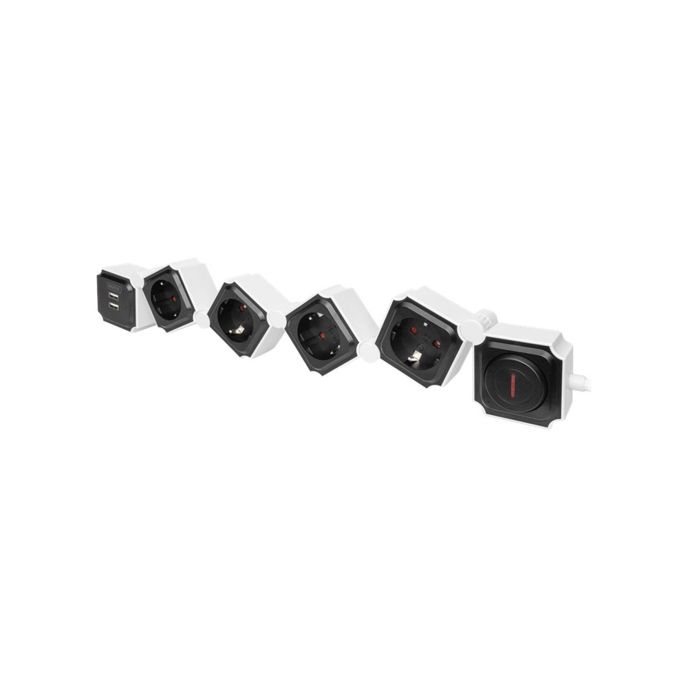 Produktbild för DIGITUS DA-70620 - effektband - 3680 watt