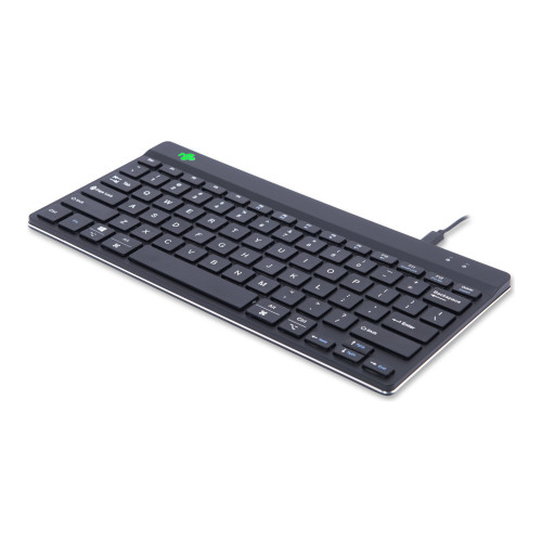 R-Go Tools B.V. R-Go Ergonomic Keyboard Compact break - tangentbord - QWERTY - amerikansk - svart Inmatningsenhet