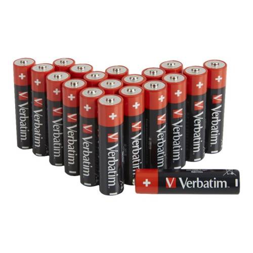 VERBATIM Verbatim batteri - 20 x AA / LR06 - alkaliskt