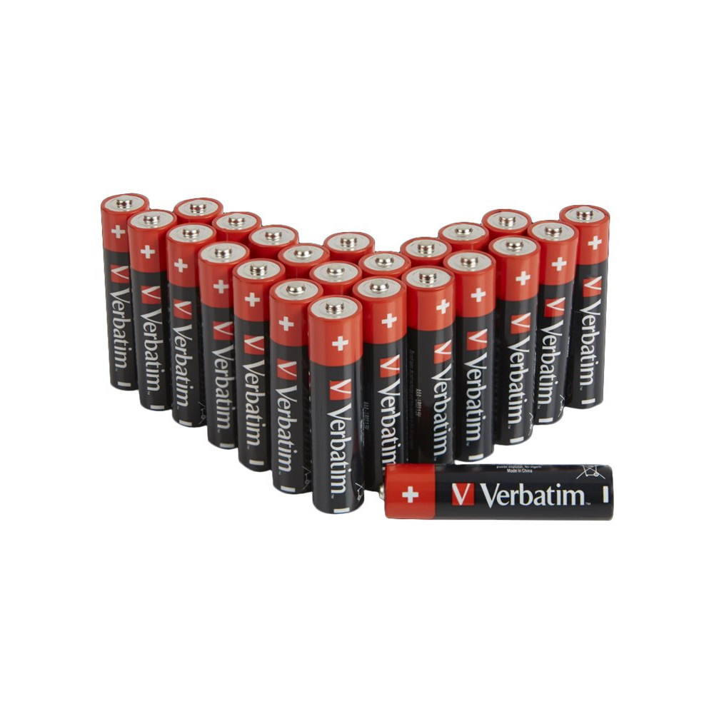 Produktbild för Verbatim batteri - 24 x AAA / LR03 - alkaliskt