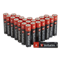 Produktbild för Verbatim batteri - 24 x AAA / LR03 - alkaliskt