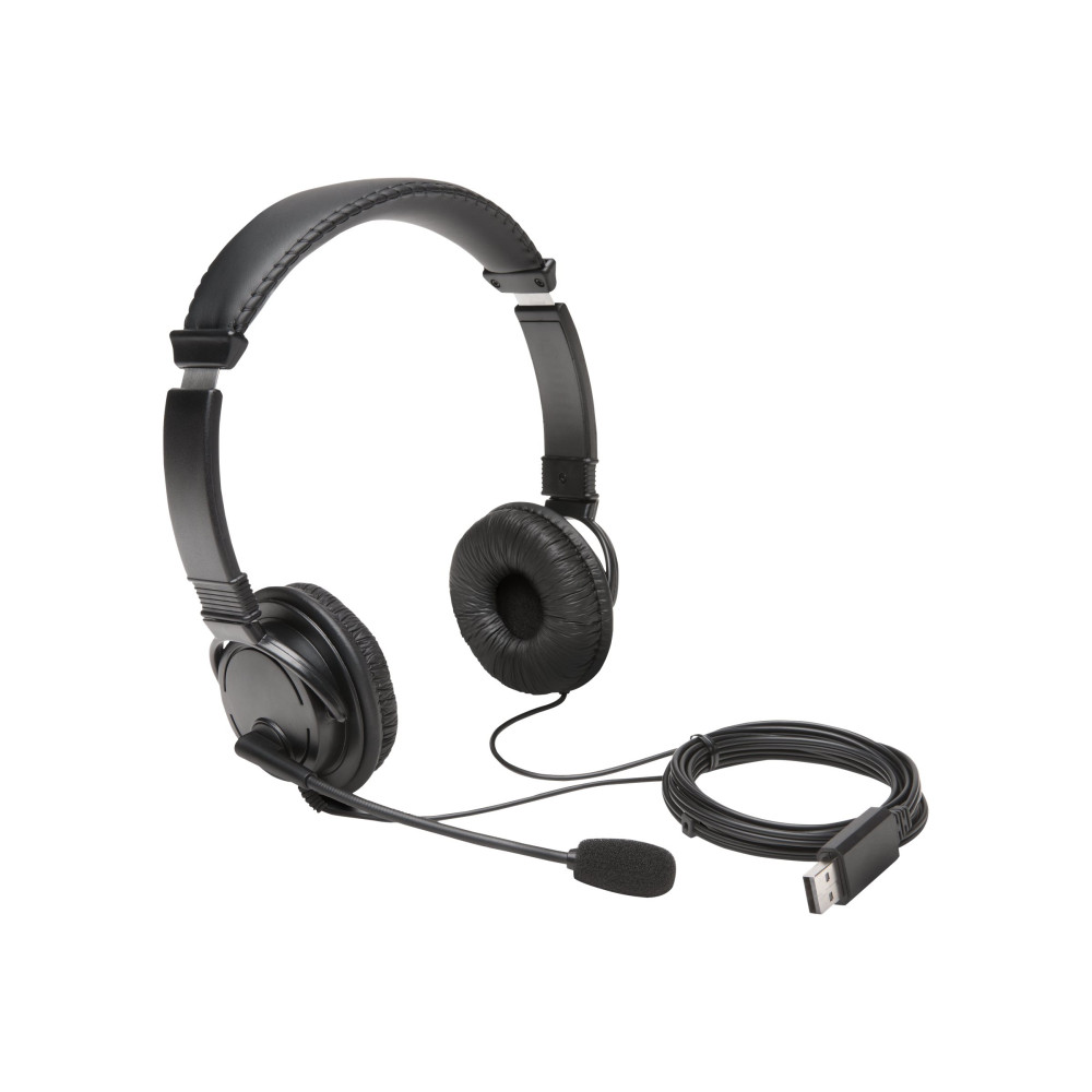 Produktbild för Kensington USB Hi-Fi Headphones with Mic - headset - USB-A