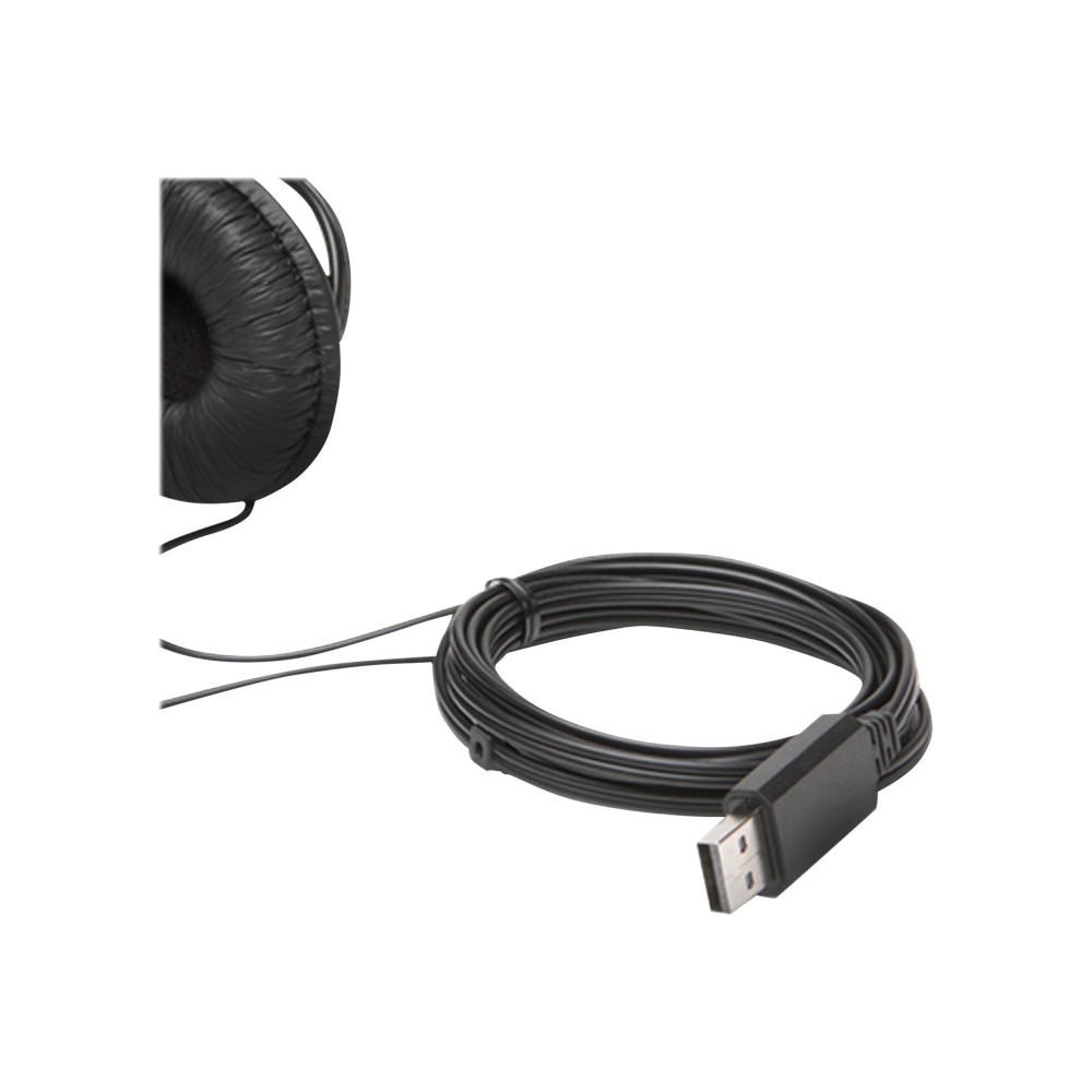 Produktbild för Kensington USB Hi-Fi Headphones with Mic - headset - USB-A