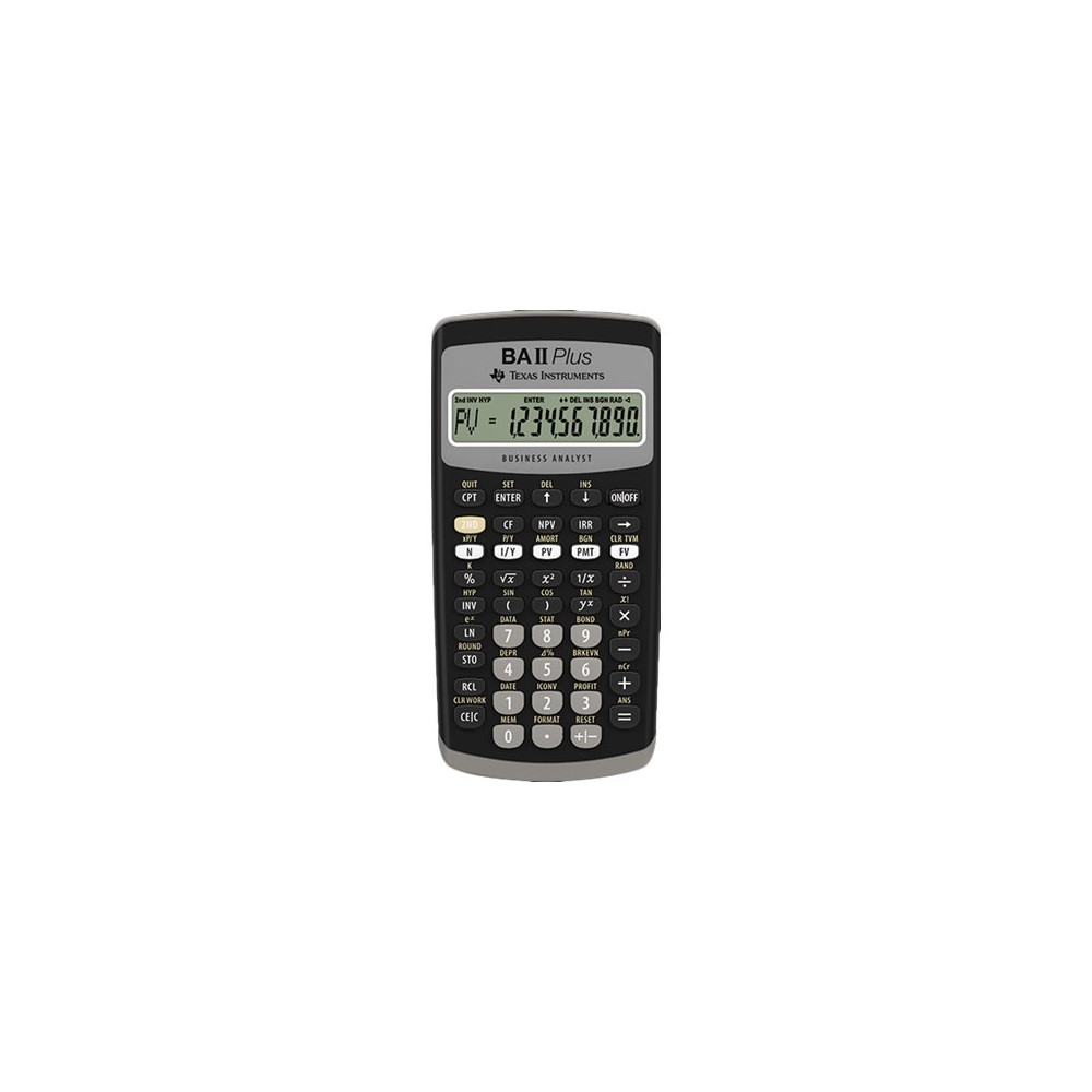 Produktbild för Texas Instruments BA II Plus - finansiell kalkylator