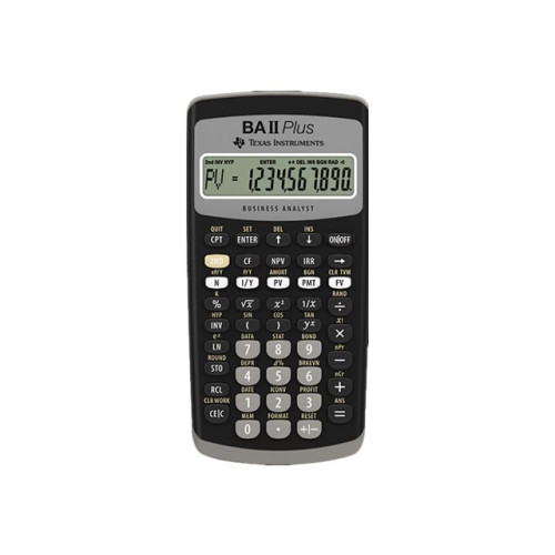 TEXAS INSTRUMENTS Texas Instruments BA II Plus - finansiell kalkylator