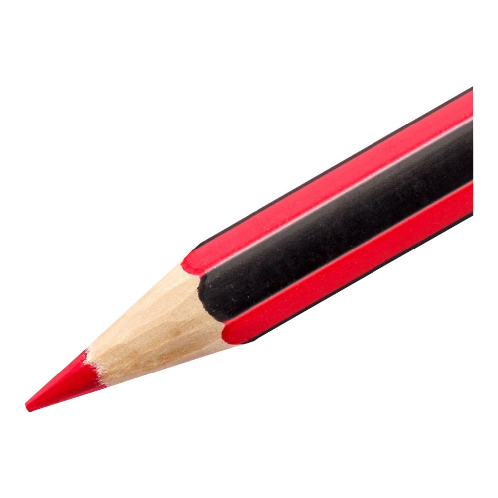 Produktbild för STAEDTLER Noris - färgpenna - svart, röd, blå, grön, ljusblå, gul, orange, violett, magenta, ljusorange, turkos, olivgrön, koboltblå, vit, persika, bränt orangebrun, karminröd, ljusgul, mörkt malvafärgad, ljusgrå, pilgrön, vinröd, van dyke-brun, gulbrun (