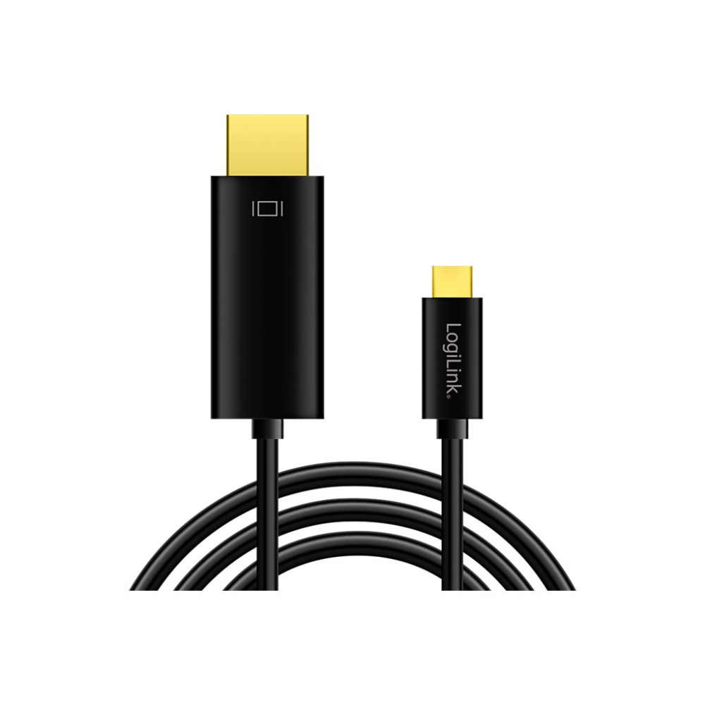 Produktbild för LogiLink adapterkabel - HDMI / USB - 1.8 m