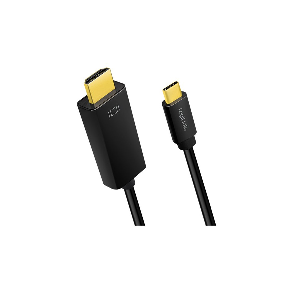 Produktbild för LogiLink adapterkabel - HDMI / USB - 1.8 m