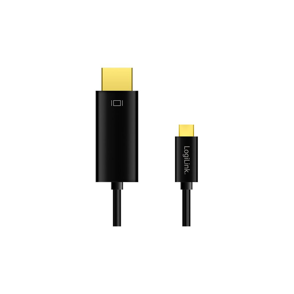 Produktbild för LogiLink adapterkabel - HDMI / USB - 1.8 m