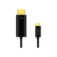Produktbild för LogiLink adapterkabel - HDMI / USB - 1.8 m