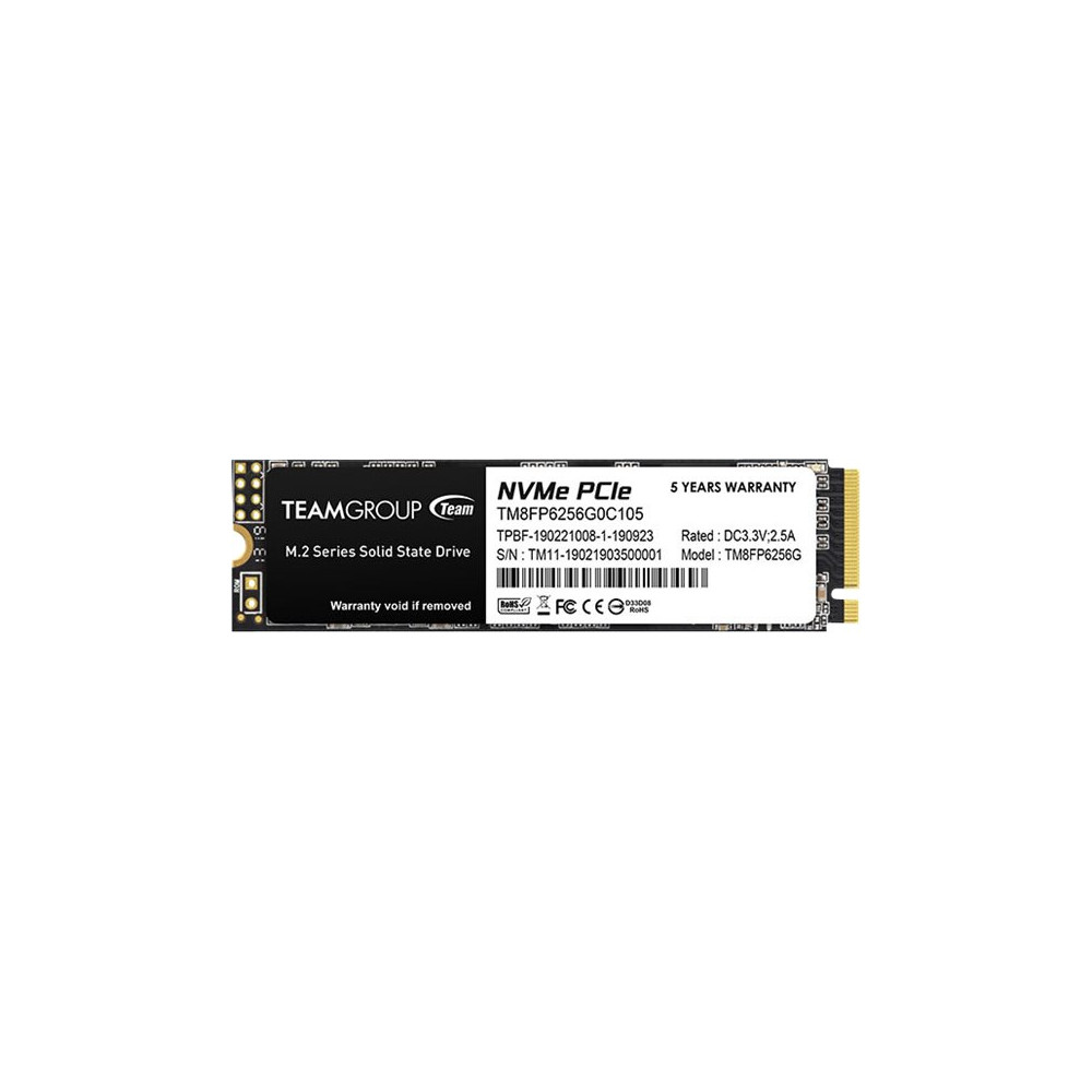 Produktbild för Team Group MP33 - SSD - 256 GB - PCIe 3.0 x4 (NVMe)